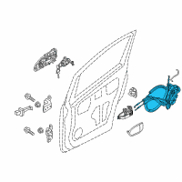 OEM 2016 Chevrolet City Express Lock Diagram - 19317553