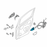 OEM 2017 Chevrolet City Express Handle, Inside Diagram - 19316871