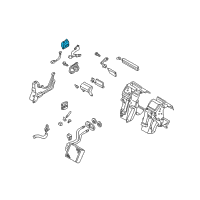 OEM 2002 Infiniti Q45 Mode Actuator Assembly Diagram - 27731-AG001