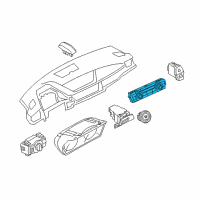 OEM 2015 BMW X1 Automatic Air Conditioning Control Diagram - 64-11-9-292-263