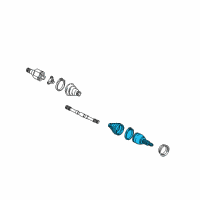 OEM 2005 Mercury Sable Outer Joint Assembly Diagram - F6DZ3B413AA