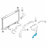 OEM Infiniti Q60 Hose-RESERVER Tank Diagram - 21742-5CF0A