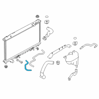 OEM 2020 Infiniti Q60 Hose-Oil Cooler, Auto Transmission Diagram - 21632-4HK0A