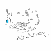 OEM 2009 Lexus LX570 Fuel Sub Tank No1 Diagram - 77131-60120