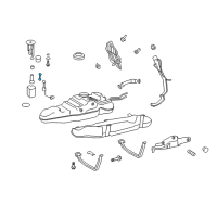 OEM 2010 Lexus LX570 Harness, Fuel Pump Diagram - 77785-60011