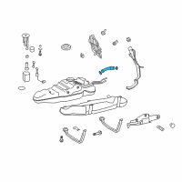 OEM 2011 Lexus LX570 Hose, Fuel Tank To Filler Pipe Diagram - 77213-60300