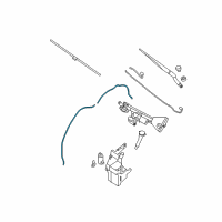 OEM Nissan Hose-Washer Diagram - 28935-9N00A