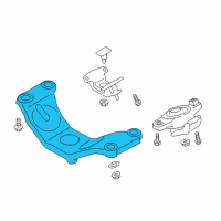 OEM 2019 Toyota 86 Rear Crossmember Diagram - SU003-01004