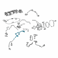 OEM 2021 Lexus RX350L Hose Sub-Assy, Vacuum Diagram - 17308-0P180