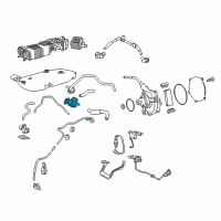 OEM Lexus RC350 Valve Assy, Vacuum Switching Diagram - 25860-0P090