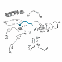 OEM 2019 Lexus RX350 Hose, Fuel Vapor Feed Diagram - 23829-0P230