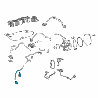OEM 2016 Lexus RX350 Valve Assy, Vacuum Switching Diagram - 25860-0P070