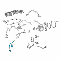 OEM 2022 Lexus RX350 Valve Assy, Vacuum Switching Diagram - 25860-0P070