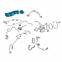 OEM 2017 Lexus RX350 Fuel Vapor Canister Diagram - 77740-0E080