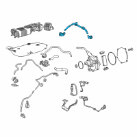 OEM 2017 Toyota Highlander Canister Hose Diagram - 77707-0E060