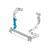 OEM Ram Hose-Charge Air Cooler Diagram - 52014864AA