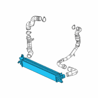 OEM Ram Cooler-Charge Air Diagram - 68188993AA