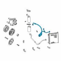 OEM 2000 Ford F-350 Super Duty Hose & Tube Assembly Diagram - F81Z-19D850-CB