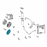 OEM 2005 Mercury Sable Clutch Plate & Hub Assembly Diagram - 6F3Z-19D786-B