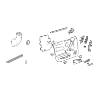 OEM Pontiac Grand Prix Lock Switch Diagram - 10438816