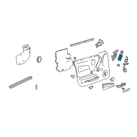 OEM 2007 Pontiac Grand Prix Window Switch Diagram - 10438813