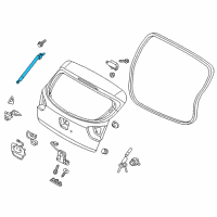 OEM Kia Rio Lifter Assembly-Tail Gate Diagram - 81770H8010