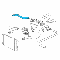 OEM BMW 840Ci Water Hose Diagram - 11-53-1-741-404