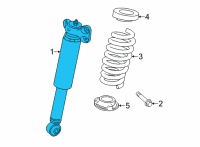 OEM Cadillac CT5 Shock Diagram - 84782710