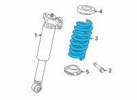 OEM Cadillac CT5 Coil Spring Diagram - 84758328