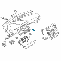 OEM 2013 Ford Fusion Hazard Switch Diagram - DG9Z-13350-AC