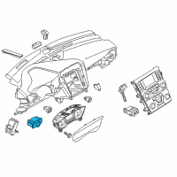 OEM 2017 Ford F-250 Super Duty Headlamp Switch Diagram - DG9Z-11654-CB