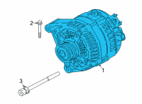 OEM 2021 BMW 330e xDrive Alternator Diagram - 12-31-8-634-167