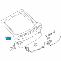 OEM BMW 320i Switch Trunk Lid Diagram - 61-31-9-275-119