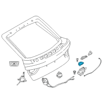 OEM 2015 BMW 428i Gran Coupe Striker Boot Lid Diagram - 51-24-7-317-915