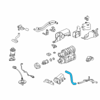 OEM 2011 Honda CR-Z Tube B, Purge Diagram - 36168-RTW-A00