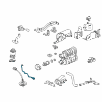 OEM 2011 Honda CR-Z Sensor, Rear Oxygen Diagram - 36532-RTW-G02