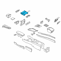 OEM 2016 BMW X6 Drink Holder Diagram - 51-16-9-251-973