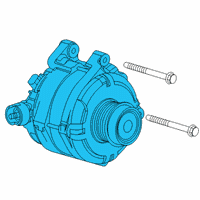 OEM 2020 Cadillac CT6 Alternator Diagram - 13534126