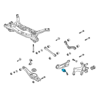 OEM 2018 Hyundai Kona Bush-Rear Trailing Arm, LH Diagram - 55290-G2000