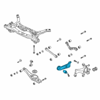 OEM 2020 Hyundai Elantra GT Arm Assembly-Rear Trailing Arm, LH Diagram - 55270-F2AA0