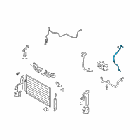 OEM 2011 Nissan Murano Hose-Flexible, Low Diagram - 92480-1AA0A