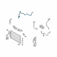 OEM 2014 Nissan Murano Pipe-Front Cooler, High Diagram - 92440-1AA0A