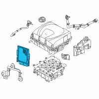 OEM 2014 Nissan Leaf Powertrain Control Module Assembly Diagram - 23740-4ND0B