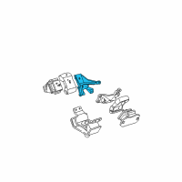 OEM 2005 Toyota Tundra Mount Bracket Diagram - 12311-31031