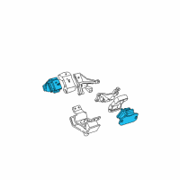 OEM 2005 Toyota Tundra Insulator Diagram - 12361-0P010