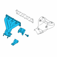 OEM 2012 Hyundai Tucson Exhaust Manifold Module Diagram - 28500-2G300