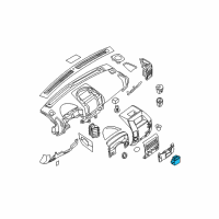 OEM 2009 Nissan Titan Cup Holder Assembly Diagram - 96967-9FD0B