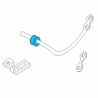 OEM 2001 Chevrolet Corvette Stabilizer Bar Insulator Diagram - 10280525