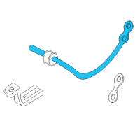 OEM 2002 Chevrolet Corvette Shaft-Front Stabilizer Diagram - 10424741