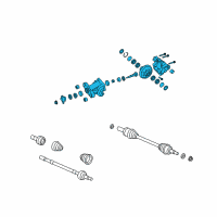 OEM Pontiac G8 Differential Assembly Diagram - 92223667